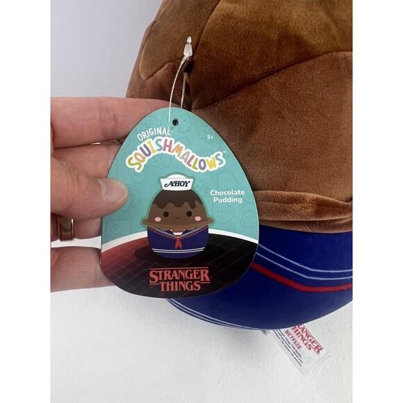 Squishmallows 10" Stranger Things Ahoy Chocolate Pudding Plush Stuffed Toy - Picture 2 of 4